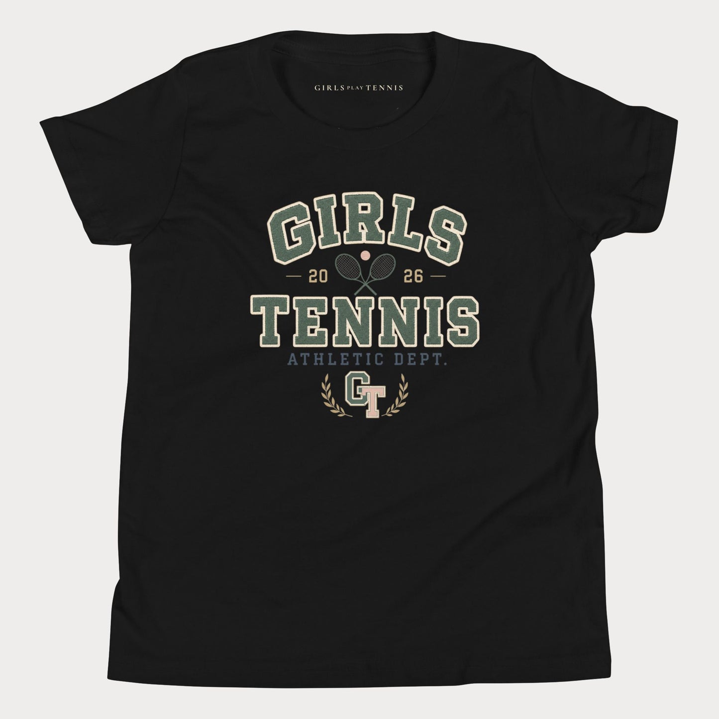 Girls Tennis Athletic Dept. Youth Tennis Tee