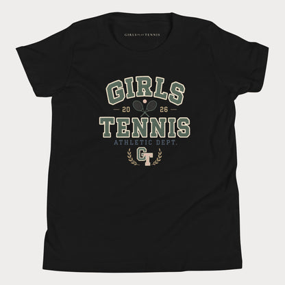 Girls Tennis Athletic Dept. Youth Tennis Tee