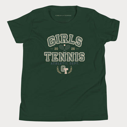 Girls Tennis Athletic Dept. Youth Tennis Tee