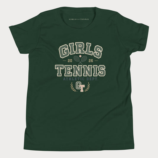 Girls Tennis Athletic Dept. Youth Tennis Tee