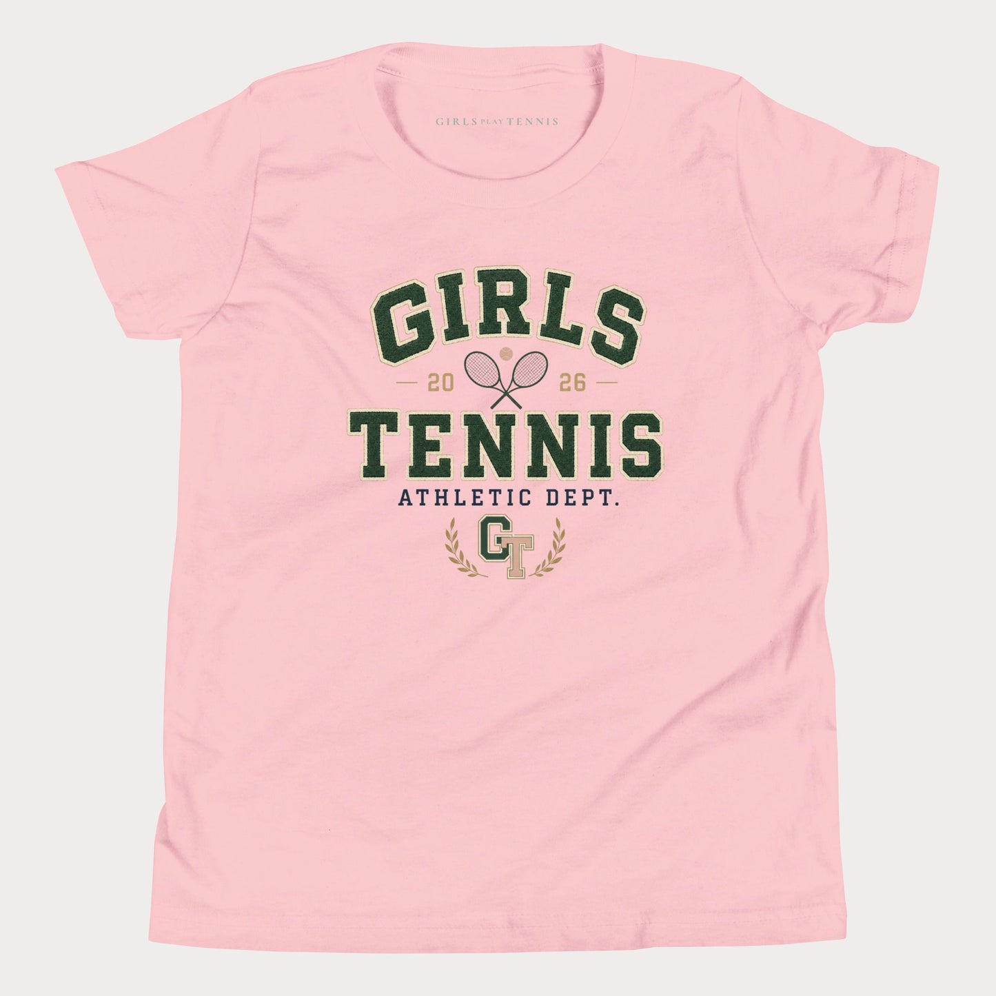 Girls Tennis Athletic Dept. Youth Tennis Tee