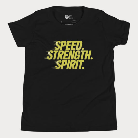 girls-tennis-shirt-speed-strength-spirit-black