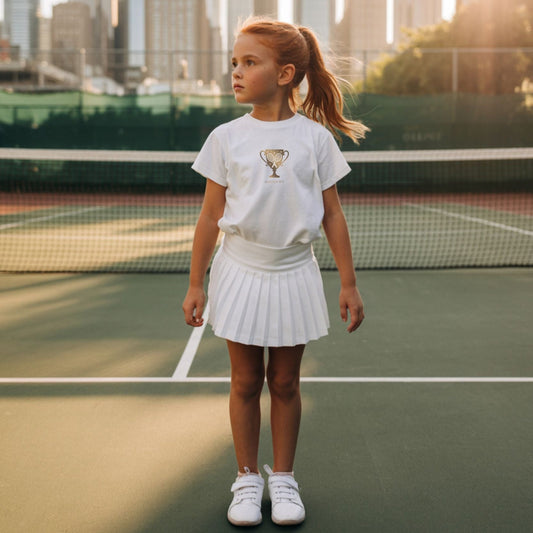 Golden Set Girls Tennis T-Shirt