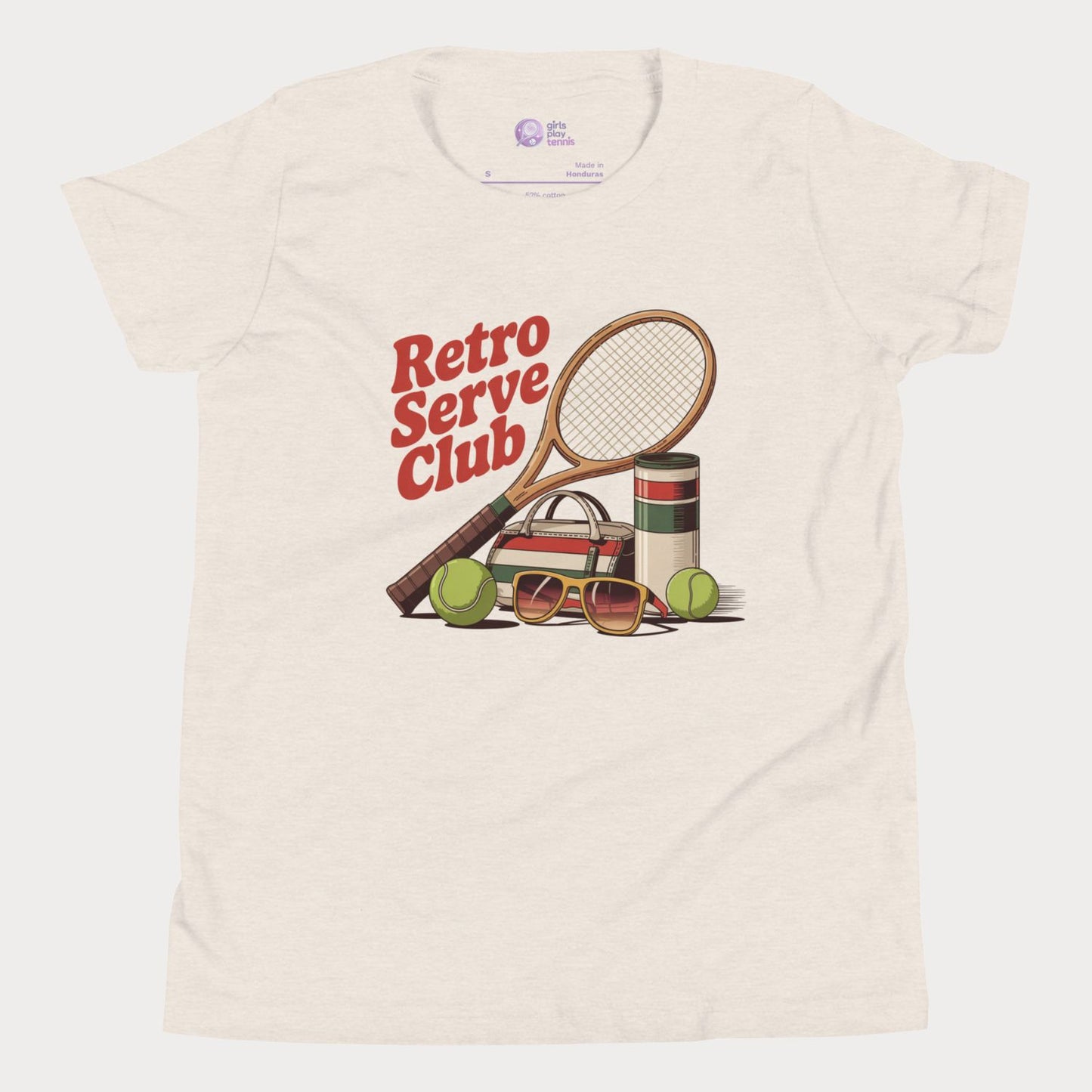 Retro Serve Club Tennis T-Shirt