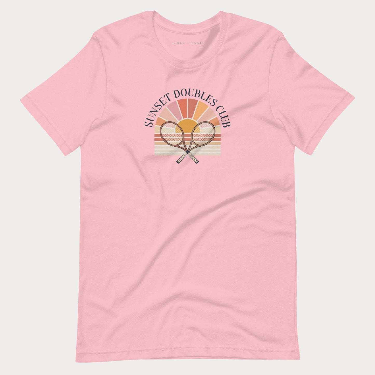 Sunset Doubles Club Women's Tennis Lifestyle Tee