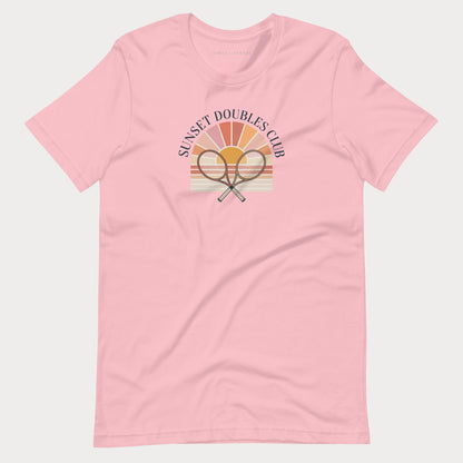 Sunset Doubles Club Women's Tennis Lifestyle Tee