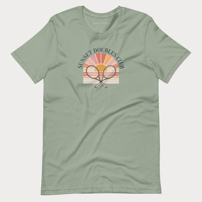 Sunset Doubles Club Women's Tennis Lifestyle Tee
