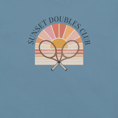 Sunset Doubles Club Women's Tennis Lifestyle Tee