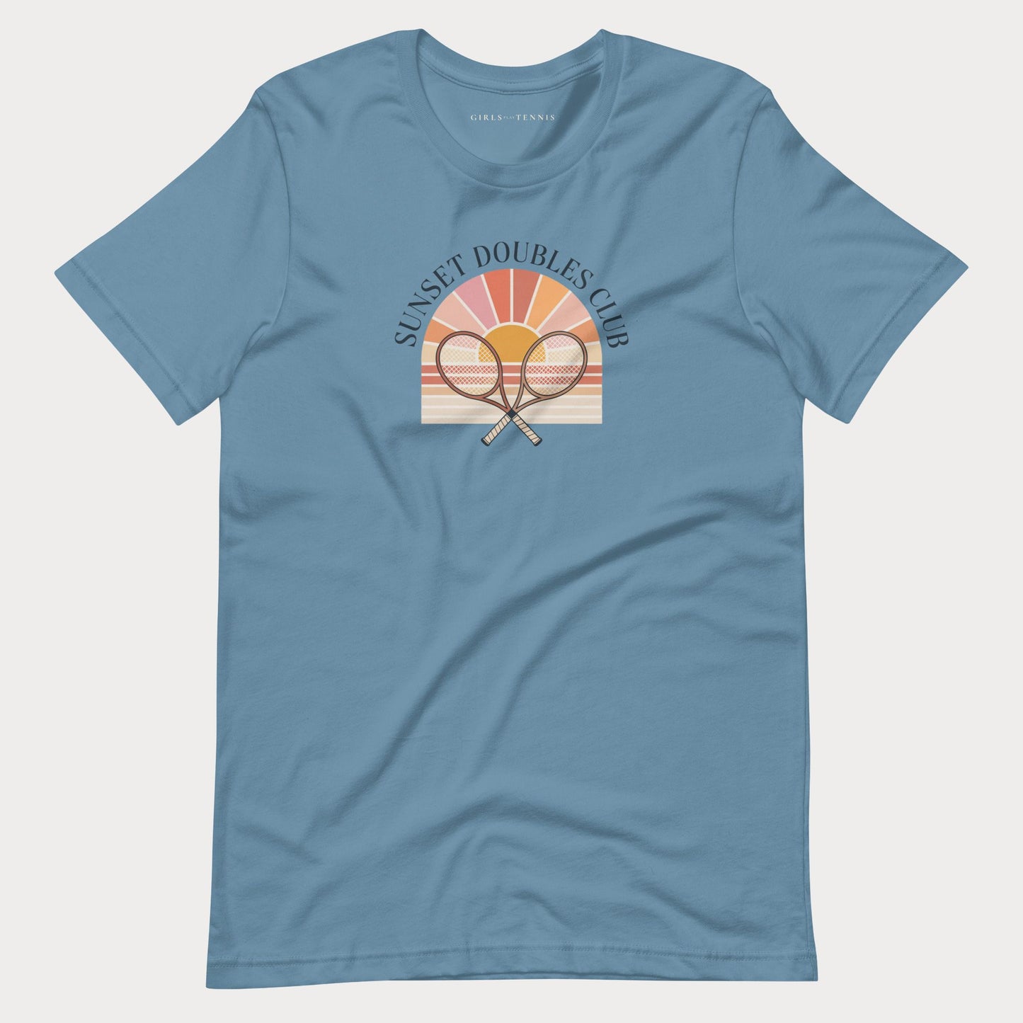 Sunset Doubles Club Women's Tennis Lifestyle Tee