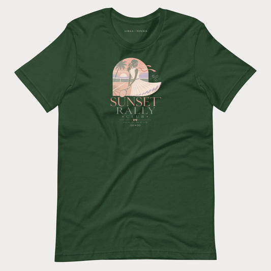 Sunset Rally Club Women's Lifestyle Tennis Tee