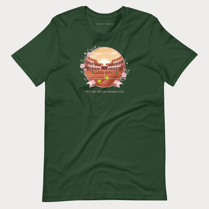 Victory on Clay, Roman Style Tennis Tee