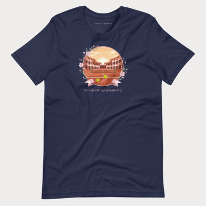 Victory on Clay, Roman Style Tennis Tee